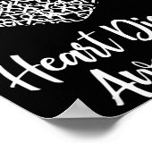 American Heart Month Suprt Tees Co Heart Disease A Poster (Ecke)