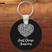 American Heart Month Suprt Tees Co Heart Disease A Schlüsselanhänger (Vorderseite)