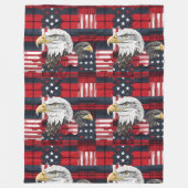 American Heritage Blanket Eagle Stolzdecke Fleecedecke (Vorderseite)