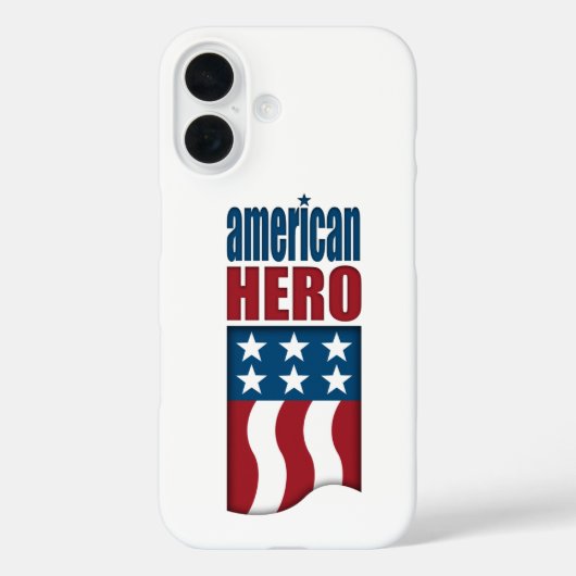 American Hero Case-Mate iPhone Hülle (Rückseite)