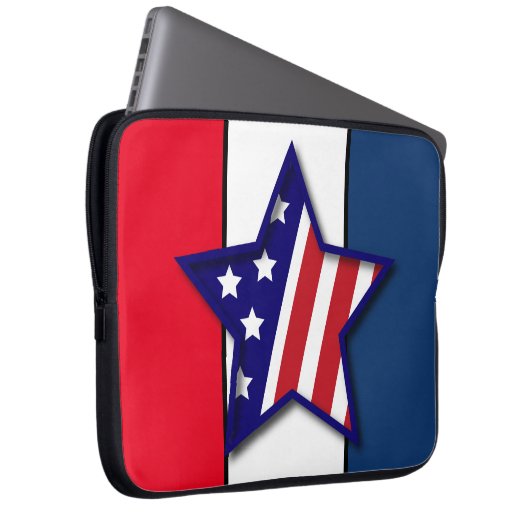 American Hero Laptopschutzhülle (Vorne Rechts)