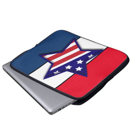 American Hero Laptopschutzhülle (Vorne Knopf)