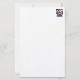 American Hero Schnauzer Stationery Briefpapier