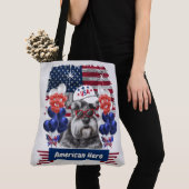 American Hero Schnauzer Tote Bag Tasche (Von Nahem)