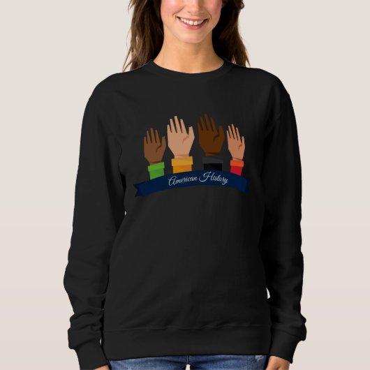 American History African Black Is Beautiful Diver Sweatshirt (Vorderseite)
