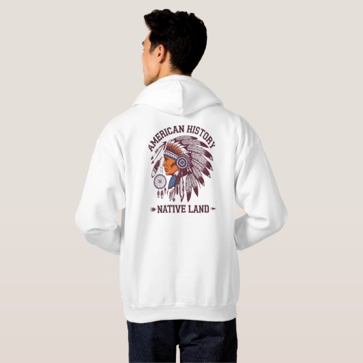 American History Heimat.Indian.Chief Classic Hoodie (Schwarz voll)