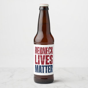 American Holiday Redneck Matter 4. Juli USA Bierflaschenetikett