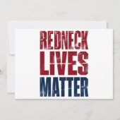American Holiday Redneck Matter 4. Juli USA Einladung (Vorderseite)