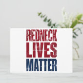 American Holiday Redneck Matter 4. Juli USA Einladung (Stehend Vorderseite)