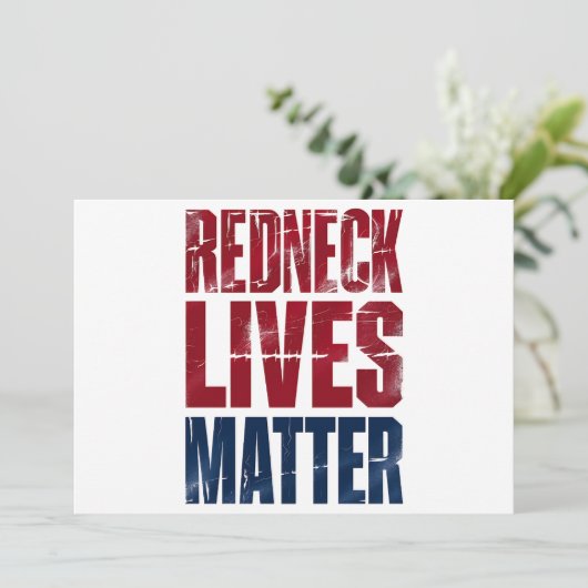 American Holiday Redneck Matter 4. Juli USA Einladung (Stehend Vorderseite)