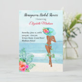 American Honeymoon Brautparty Einladung (Stehend Vorderseite)