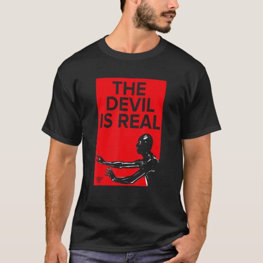 American Horror Hotel Devil ist echt T-Shirt (Vorderseite)