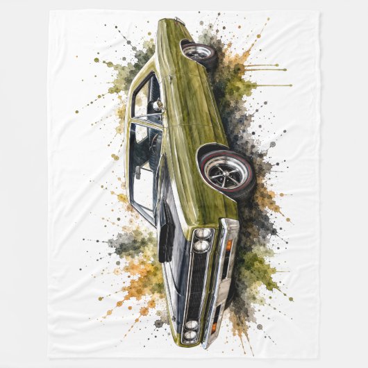American Hot Rod Fleecedecke (Vorderseite)