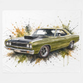 American Hot Rod Fleecedecke (Vorderseite (Horizontal))