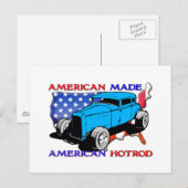 American Hotrod Chopped Postkarte (Vorne/Hinten)