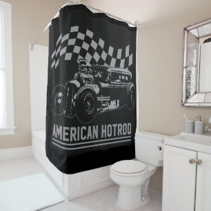 American Hotrod Duschvorhang