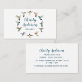 American Hummingbirds Business Card Visitenkarte (Vorne/Hinten)