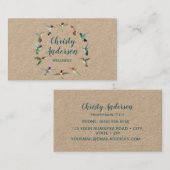 American Hummingbirds  Visitenkarte (Vorne/Hinten)