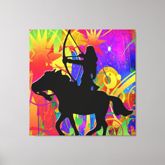 American Hunter Stretched Canvas Print Leinwanddruck (Vorderseite)