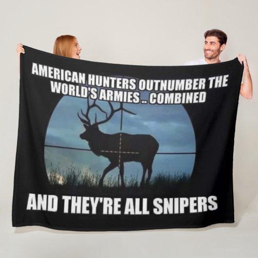 AMERICAN HUNTERS FLEECEDECKE (Beispiel)