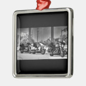 American Icon Silbernes Ornament (Links)