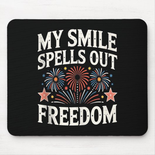 American Independence Day Männer Frauen Juli t Mousepad (Vorne)