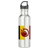 American Indian Movement  Edelstahlflasche (Vorderseite)