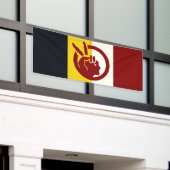 American Indian Movement flag Banner (Äußeres Gebäude)
