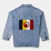 American Indian Movement  Jeansjacke (Rückseite)
