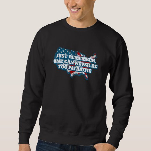 American Indipendance USA 4th of July America Four Sweatshirt (Vorderseite)