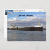 American Integrity Post Card Postkarte (Vorne/Hinten)