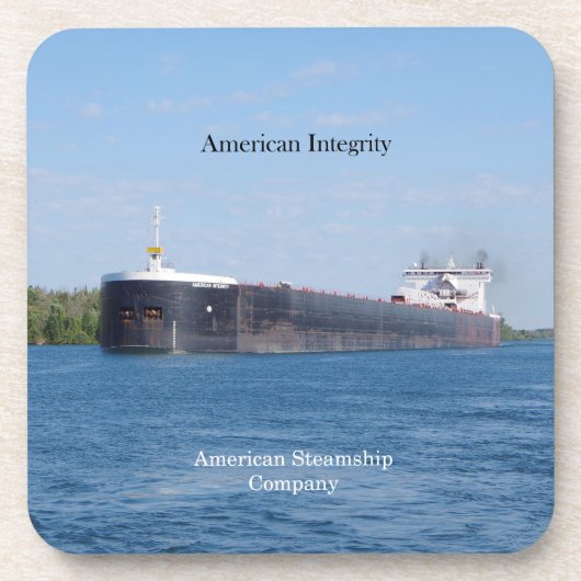American Integrity Set 6 Kunststoff-Untersetzer Untersetzer (Vorderseite)