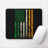 American Ireland Flag Shamrock Irish Patricks Day Mousepad (Mit Mouse)