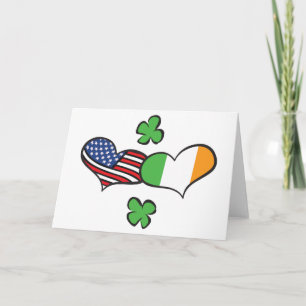 American Irish Hearts Karte