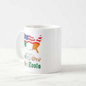 American Irish Roots Kaffeetasse (Vorderseite Links)