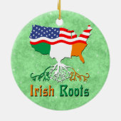 American Irish Roots Keramik Ornament (Hinten)