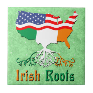 American Irish Roots Keramik Tile Fliese