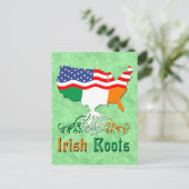 American Irish Roots Postcards Postkarte (Stehend Vorderseite)