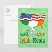 American Irish Roots Postcards Postkarte (Vorne/Hinten)