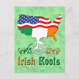 American Irish Roots Postcards Postkarte