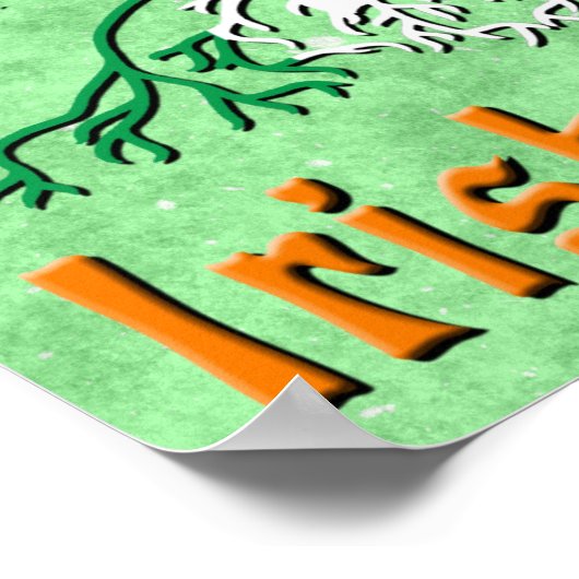 American Irish Roots Poster (Ecke)