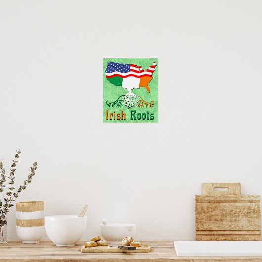 American Irish Roots Poster (Küche)