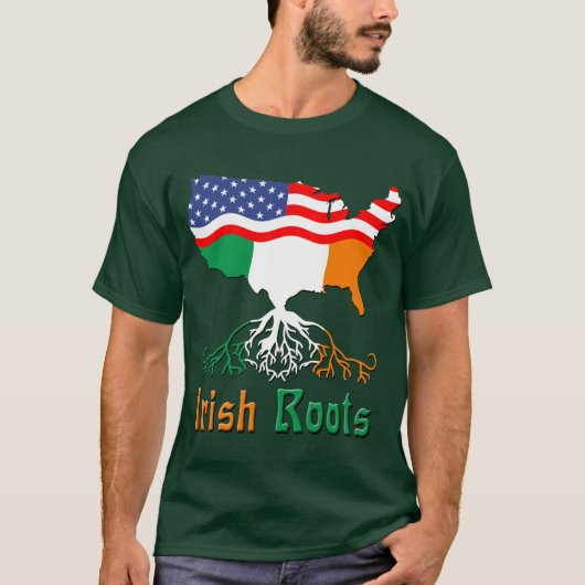 American Irish Roots T - Shirt (Vorderseite)