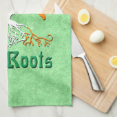 American Irish Roots Tea Handtücher (Viertel Falte)