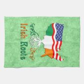 American Irish Roots Tea Handtücher (Horizontal)