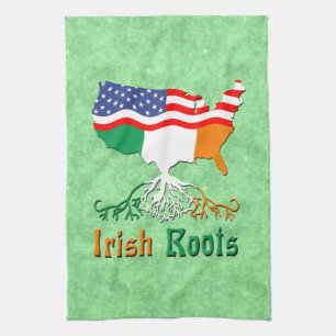 American Irish Roots Tea Handtücher