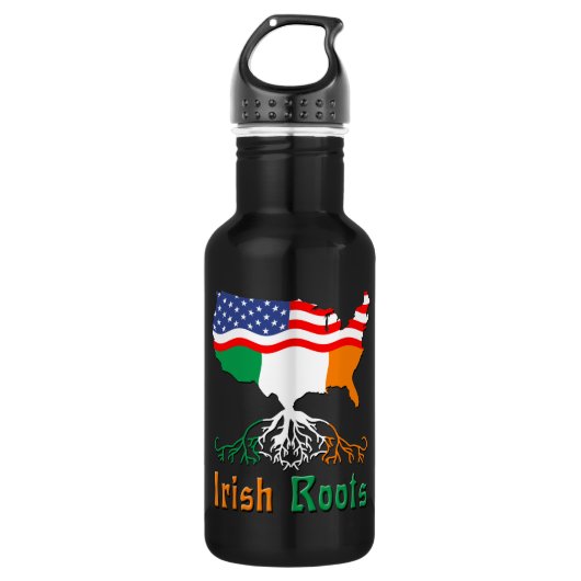 American Irish Roots Trinkflasche (Vorderseite)