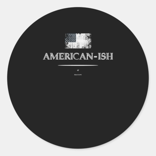 American-ish Sticker (Vorderseite)