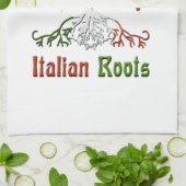 American Italian Roots Kitchen Handtücher (Gefaltet)