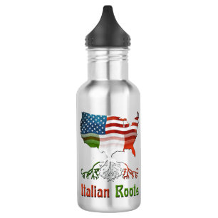 American Italian Roots Water Flasche Trinkflasche